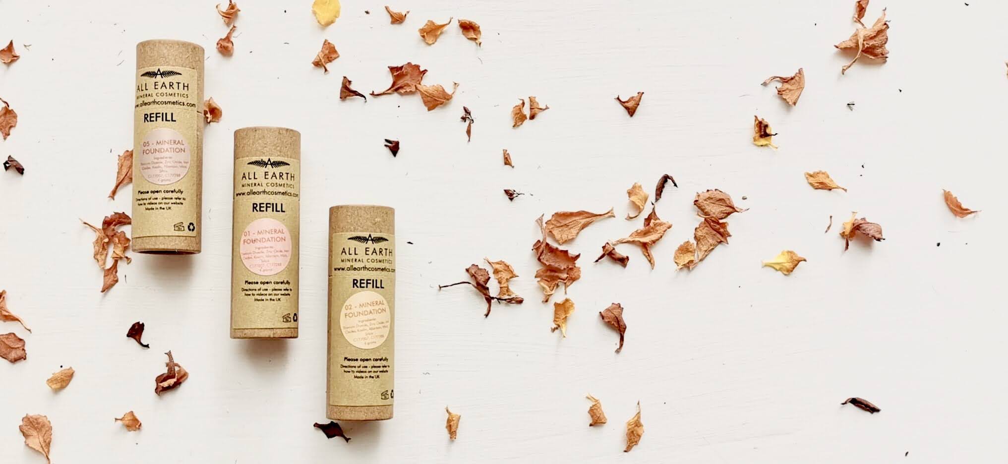 All Earth Mineral Cosmetics banner