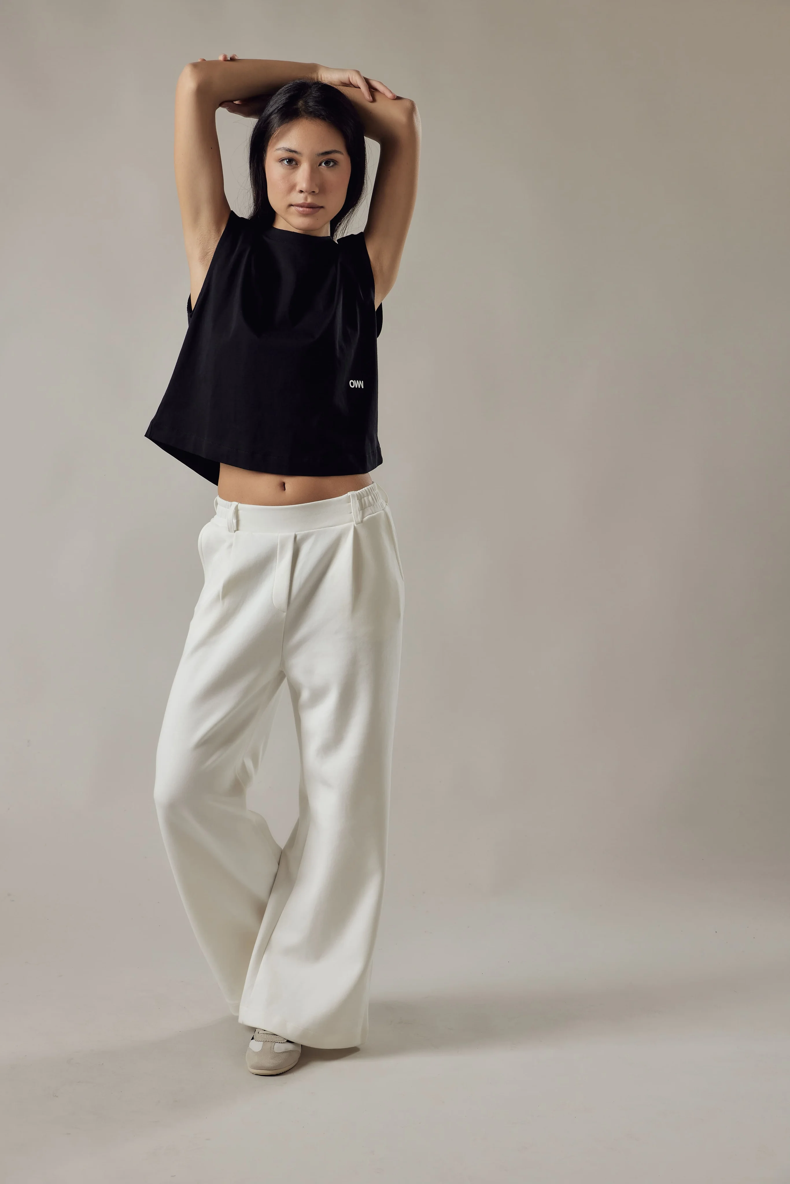 T-Shirt Smanicata Loose Fit Black